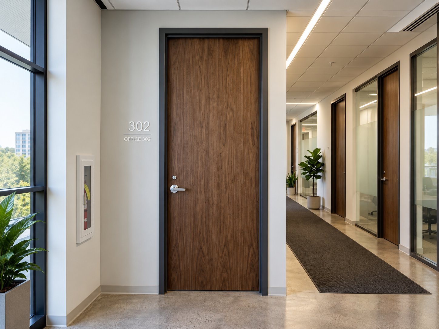 Architectural Commercial Solid Core Wood Doors
